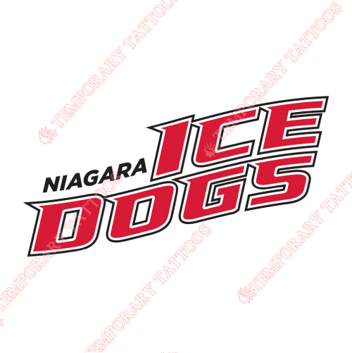 Niagara IceDogs Customize Temporary Tattoos Stickers NO.7351